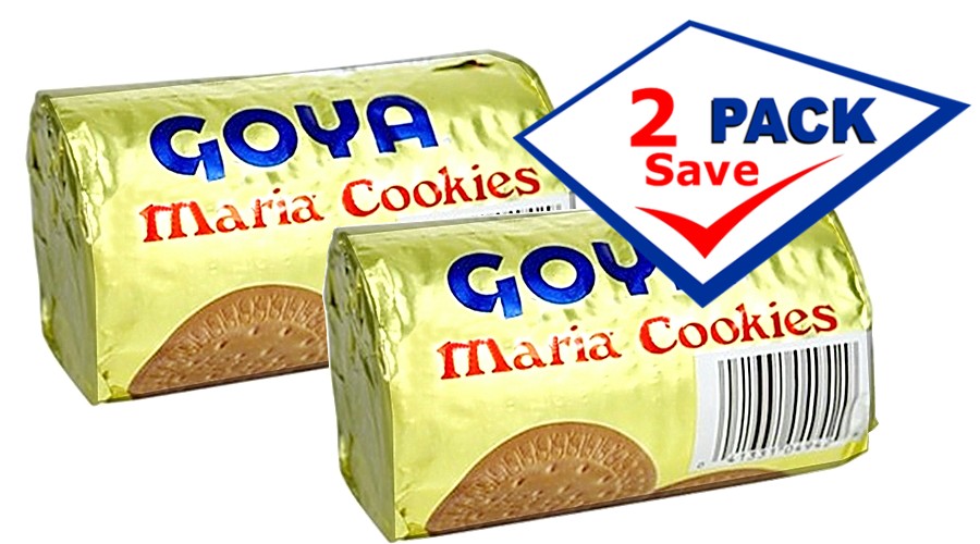 Maria Cookies by Goya. Imported from Spain. 3.5oz Pack of 2
